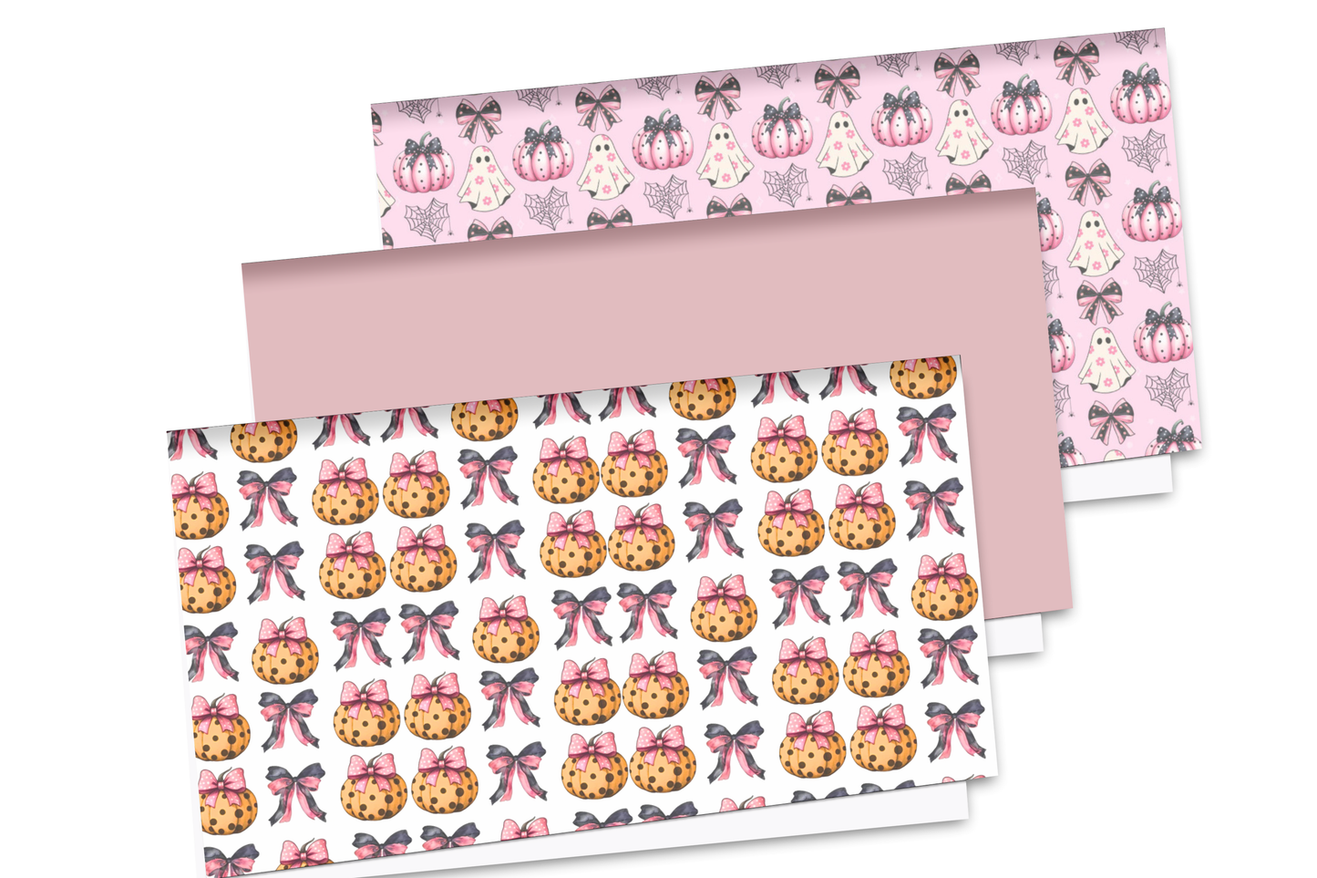 3 Piece Halloween themed canvas fabric set