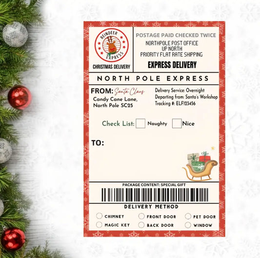 Festive Postcards to Santa