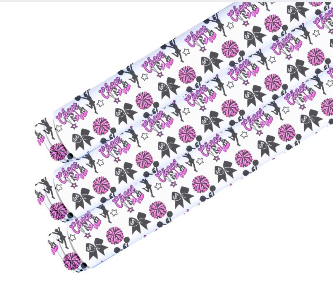 In house leatherette printed fabric Cheerleading