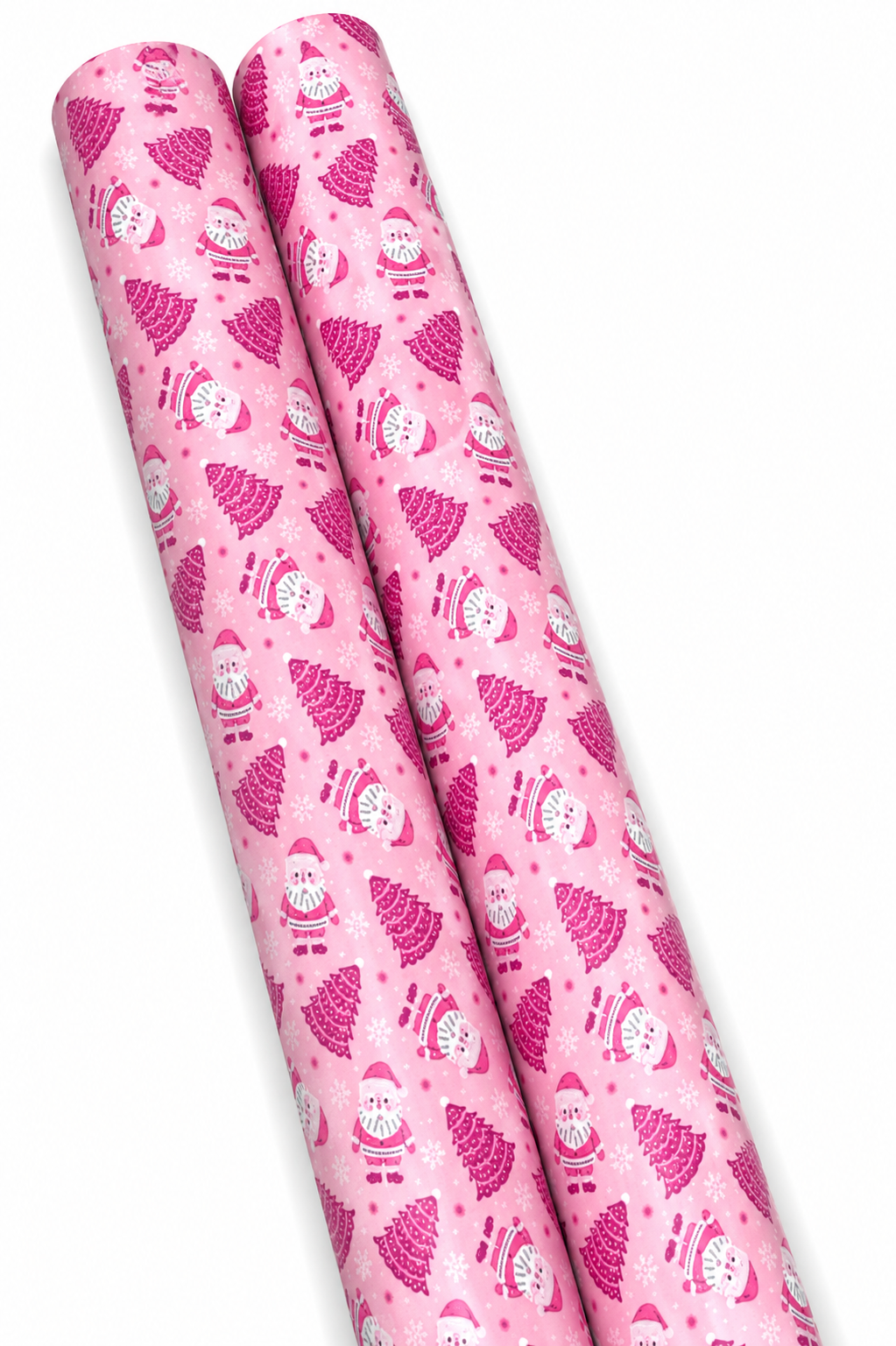 Pink Santa Fabric A4