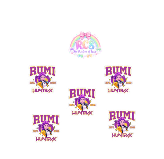 Demon girl laser cut flat back embellishments x 4