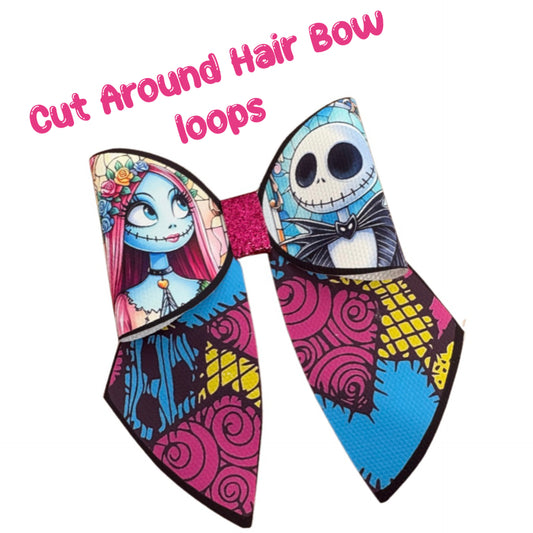 4 x Skeleton cut around  Sailor Bows 3.5” (Copy)