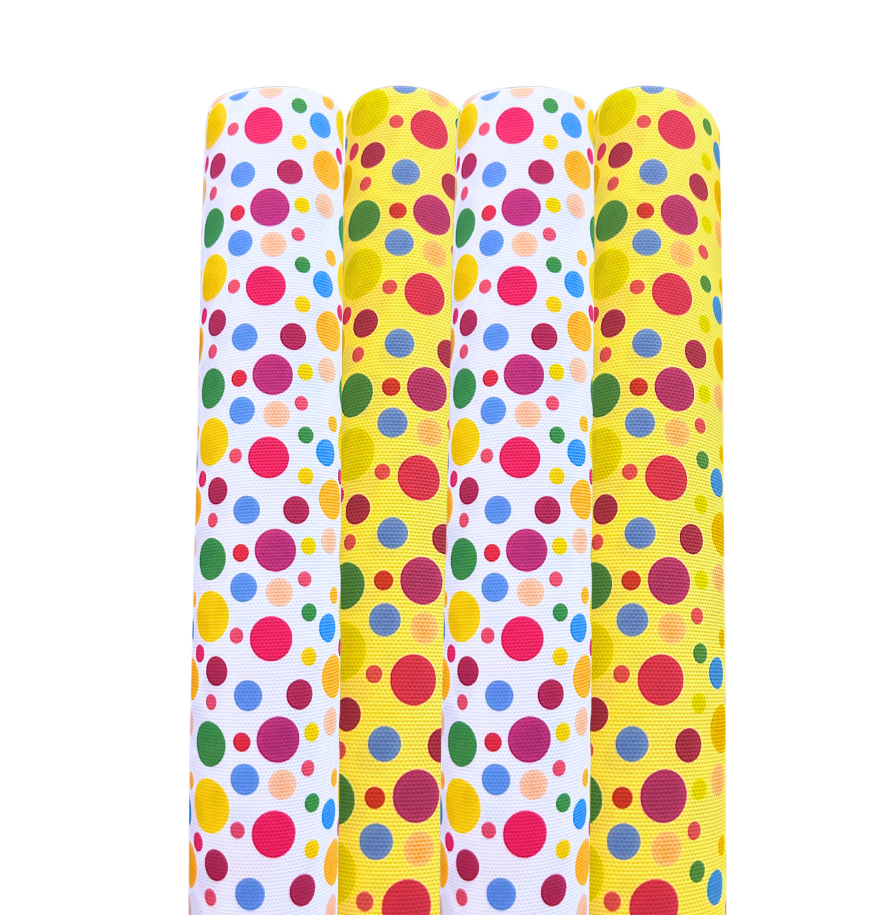 Pudsey spots pre printed canvas hair bow making sheet a4