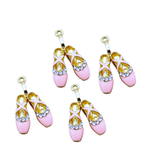 Ballet shoe charm