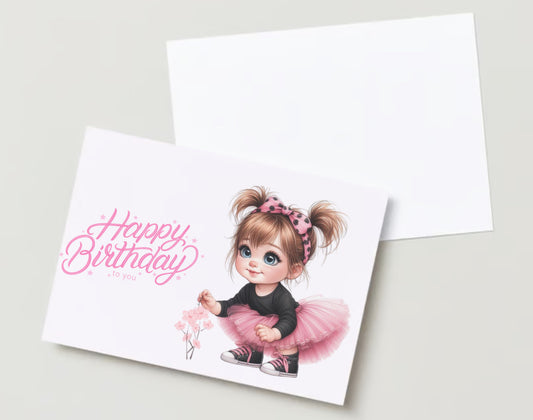10 x In house printed bow display cards “Happy Birthday”