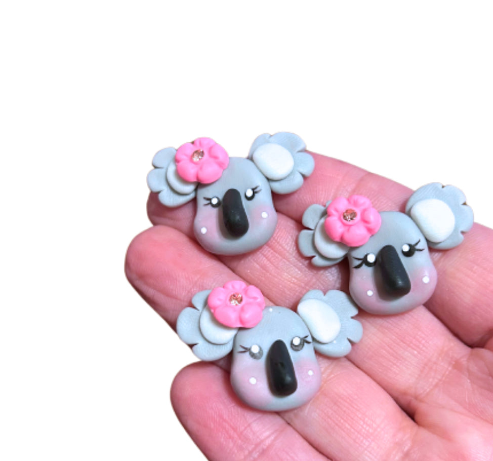 Koala Bear handcrafted clay embellishment