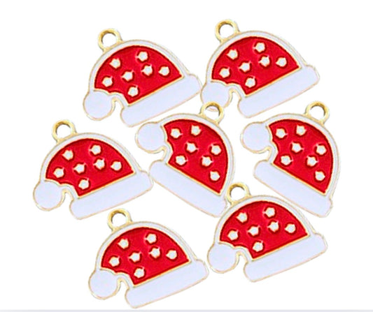 Santa Hat Charms