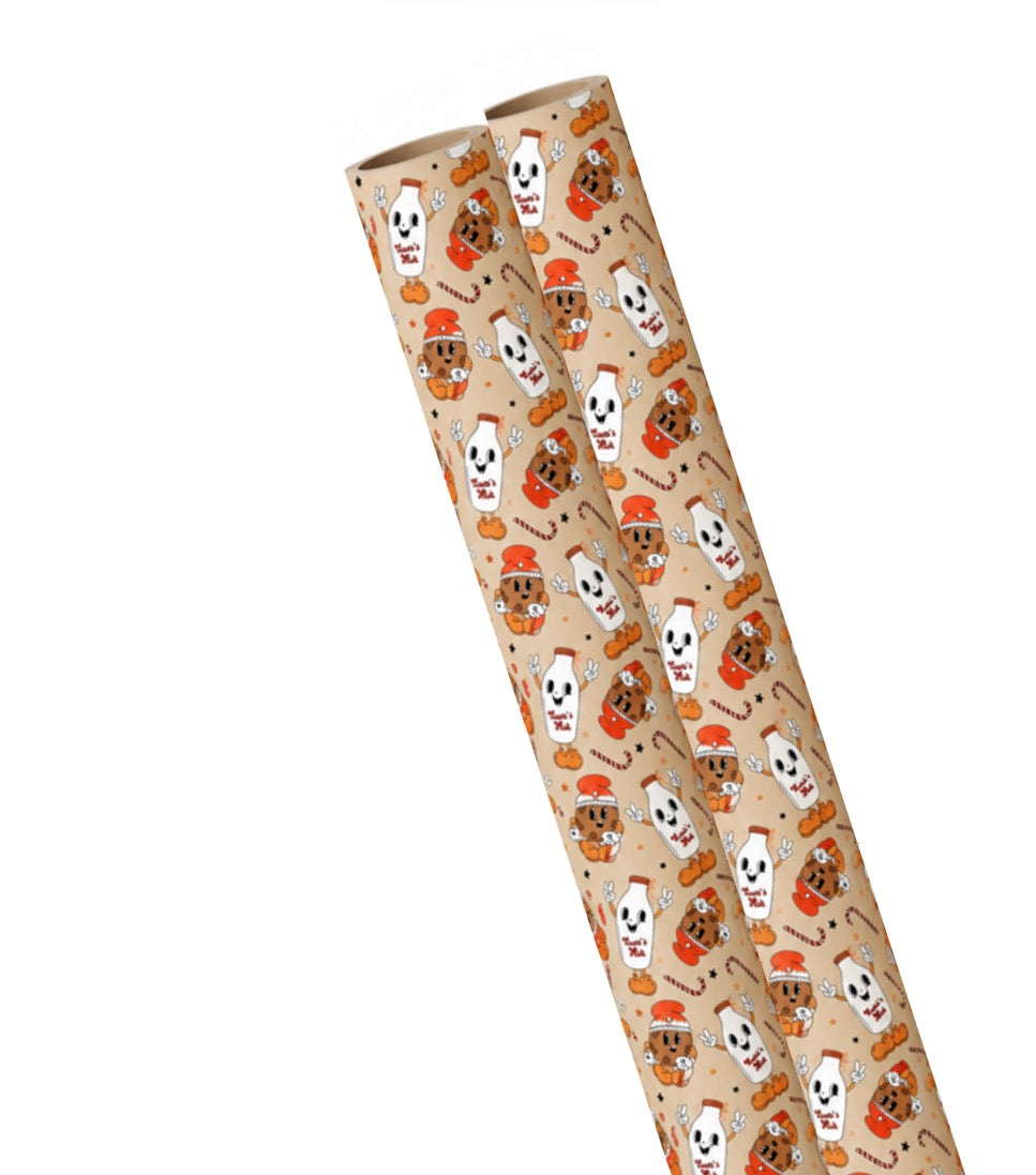 Cookies & Milk For Santa Fabric A4
