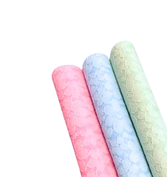 Soft glitter Lace overlay fabric A4 (3 colour choices)