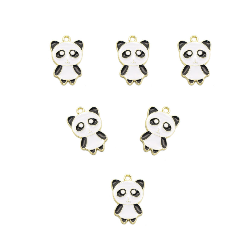 Panda Bear alloy charms