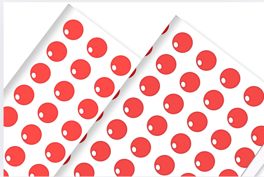 Red Nose Day theme canvas printed sheet a4