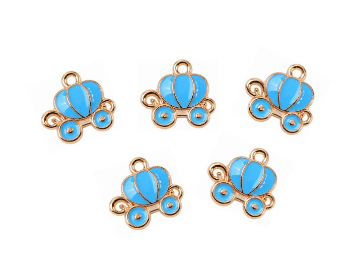 Blue Carriage  charms