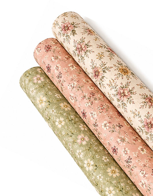 Autumn Floral Fabric A4