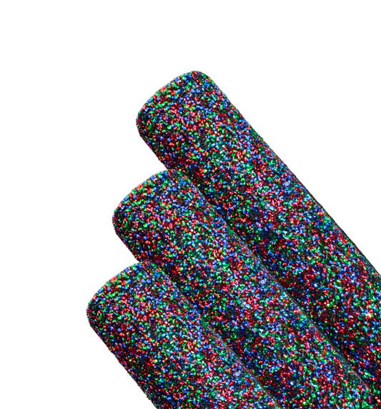 (Copy) Christmas jingle bells tinsel glitter fabric A4