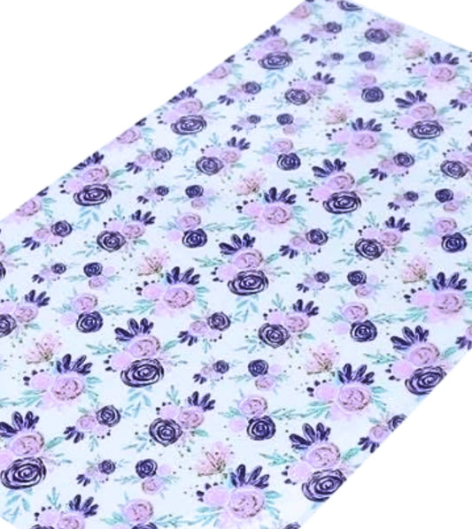 Stunning Roses Floral transparent vinyl fabric A4