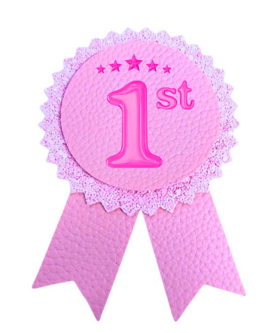 Birthday Badge Rosette plastic Template