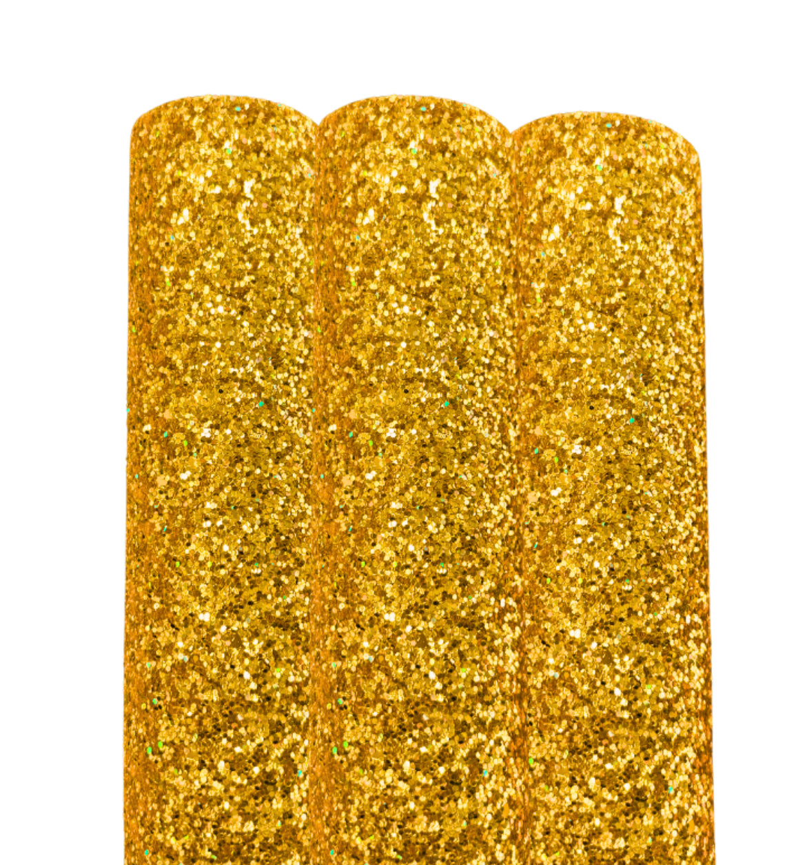 Christmas Gold chunky glitter fabric A4