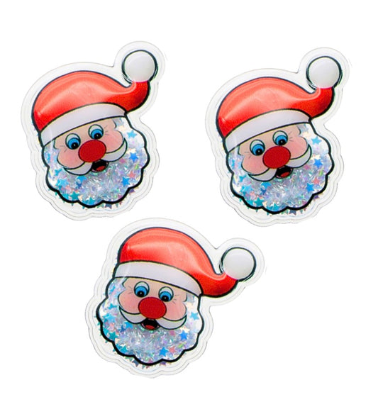Santa Sequin filled shaker Embellishments
