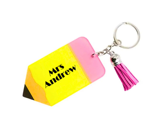 Acrylic Teachers gift Keyring Perfect gift