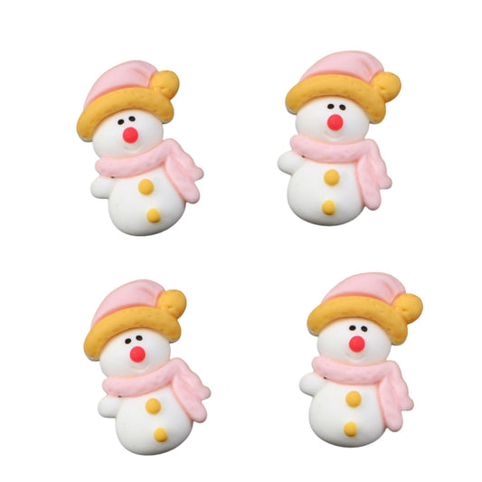 Snowman 3D embellishments x 4