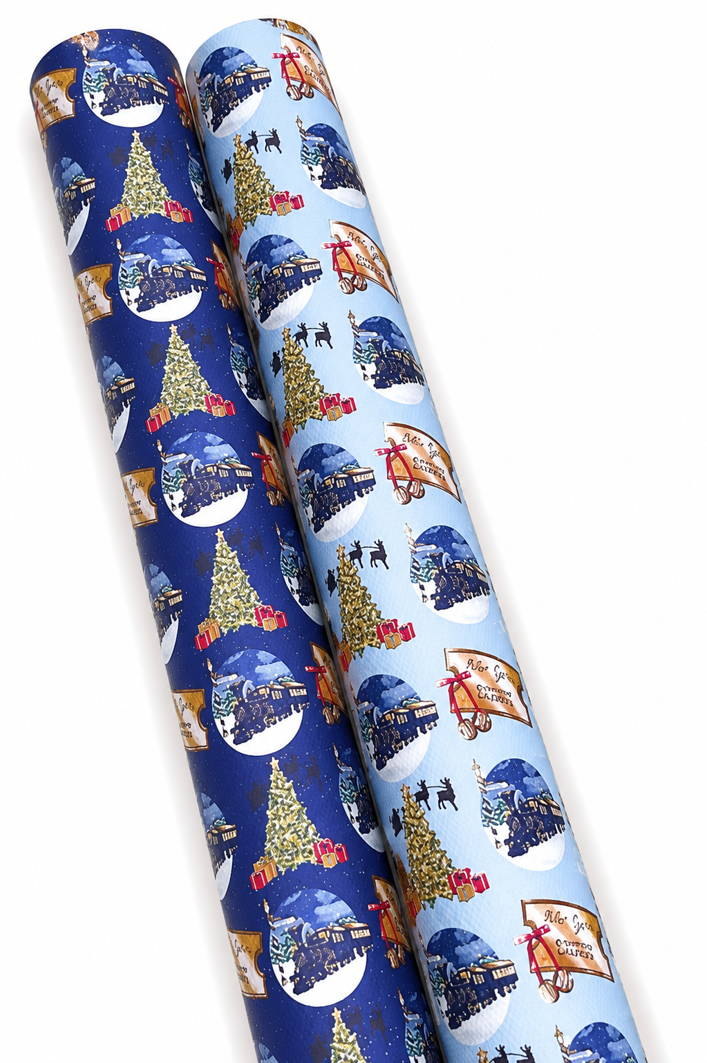 Midnight Christmas Train Fabric A4
