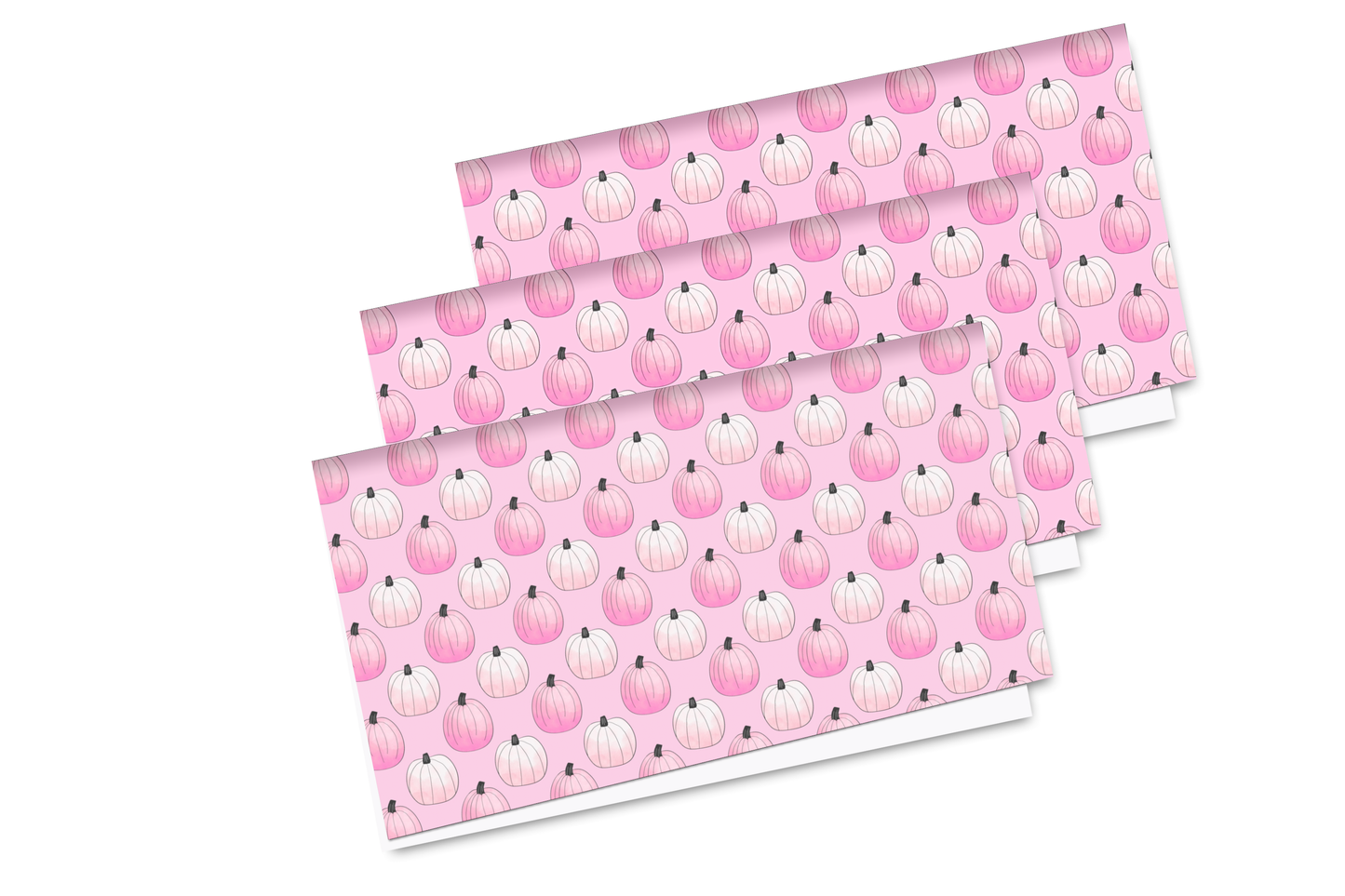 Pastel pumpkins printed premium canvas fabric  fabric