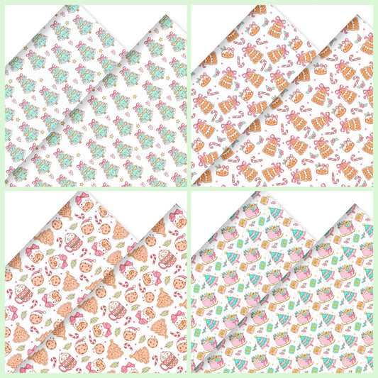 Fiver Friday A4 Canvas Christmas 4 piece set