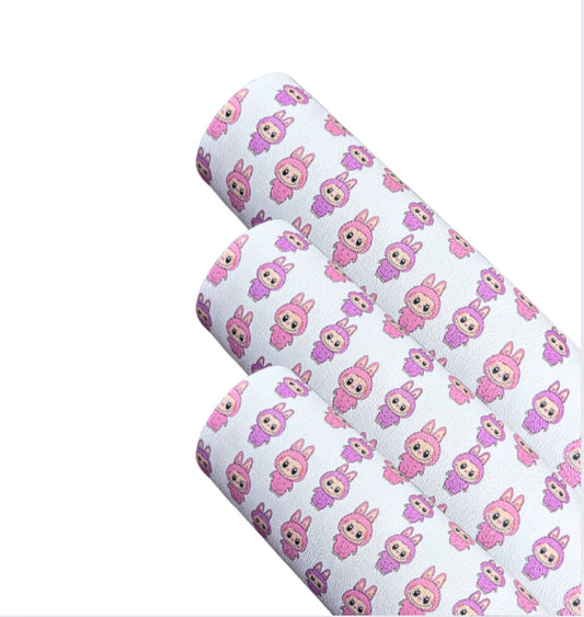 A4 Furry Bubu Monster Bear canvas fabric