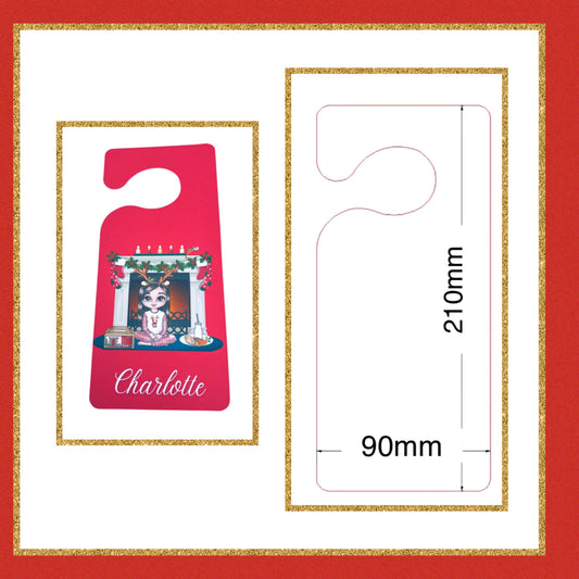 Door hanger plastic Template