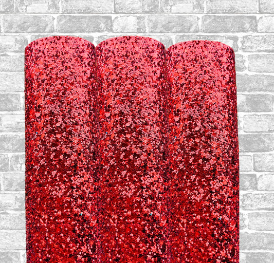 Ruby slippers red chunky glitter fabric A4