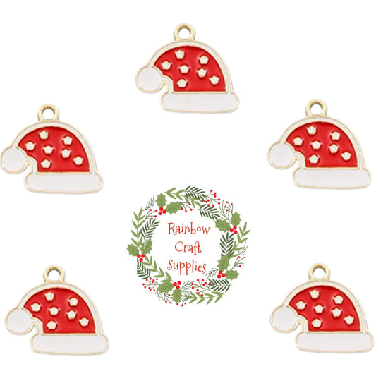 Christmas hat charms