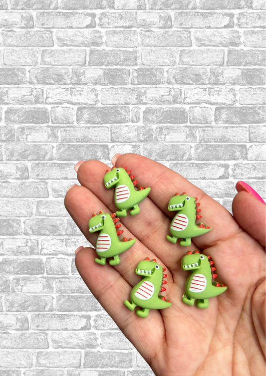 Cutest dinosaur flatback Embellishments x 4