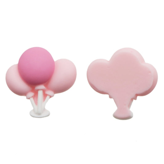 Cute pastel pink balloons flatback embellishments