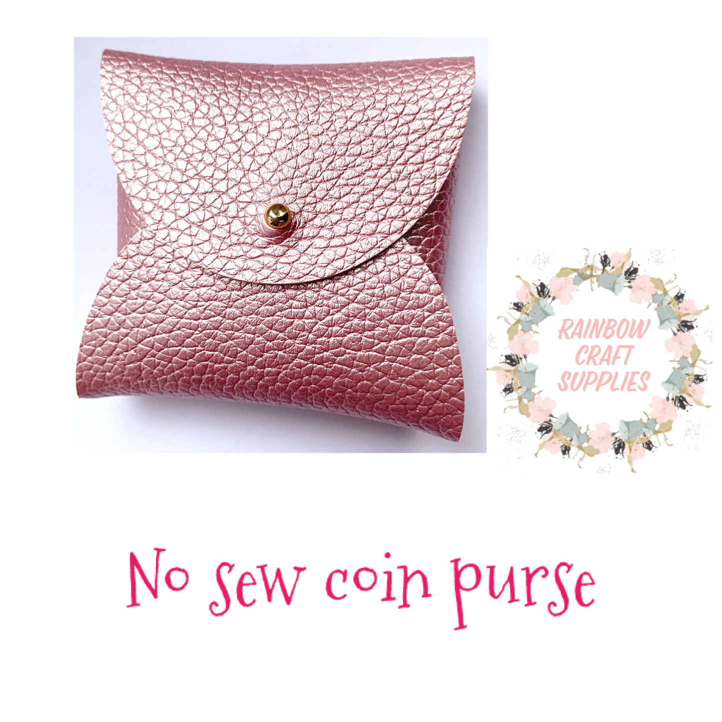 No sew coin purse digital download (no bow included)