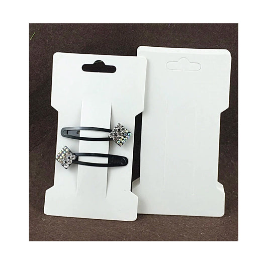 10 x  white 4.75” bow display cards