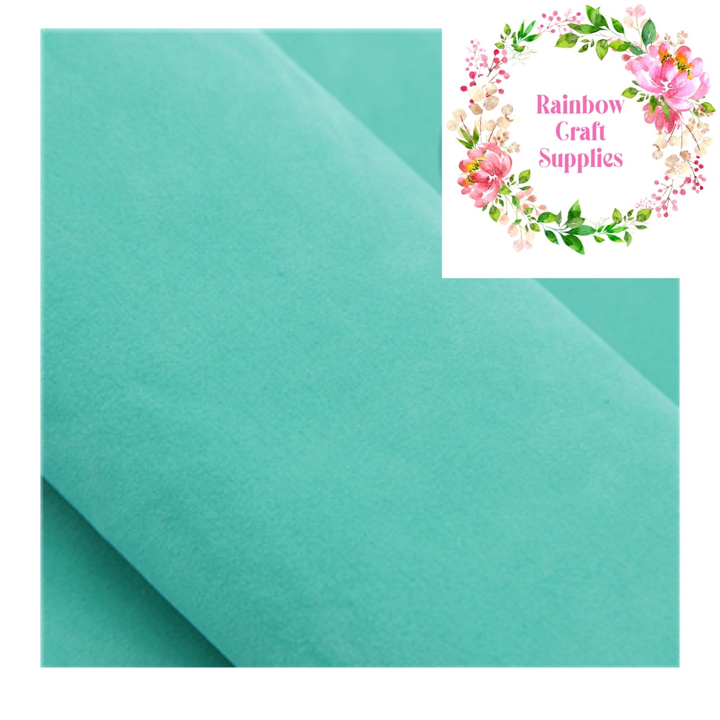 Light Turquoise super soft double sided velvet fabric