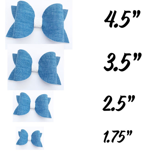 Betty bow Template set of 4 set includes 4.5”,3.5”,2.5”,1.75”